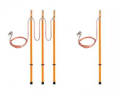 Заземление переносное линейное трехфазное ЗПЛ-10-3/3-120 (фазный зажим винтовой)