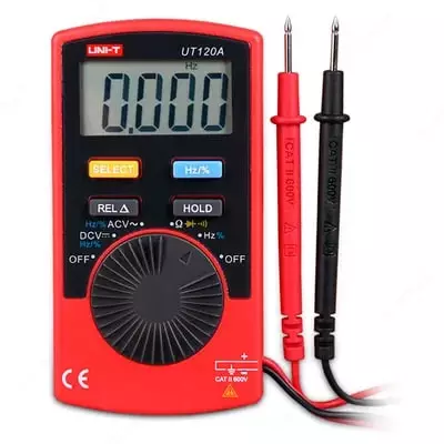 Мультиметр цифровой карманный (автодиапазон) UNI-T UT120A