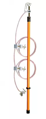 Заземление переносное подстанционное ЗПП-15-3/1-120 с одной штангой