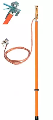 Заземление переносное линейное однофазное ЗПЛ-10-1/1-35 (фазный зажим прищепка)