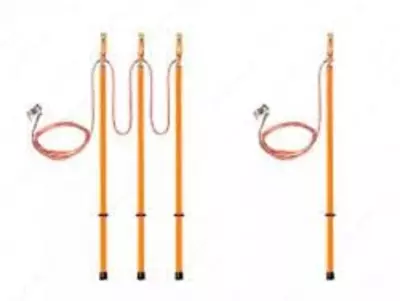 Заземление переносное линейное однофазное ЗПЛ-10-1/1-35 (фазный зажим прищепка) - 2 504 424 сум / комплект