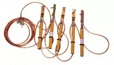 2 504 424 сум / комплект Заземление переносное линейное однофазное ЗПЛ-10-1/1-35 (фазный зажим прищепка)