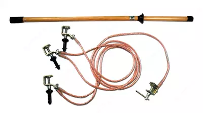 Заземление переносное подстанционное ЗПП-15-3/1-120 с одной штангой