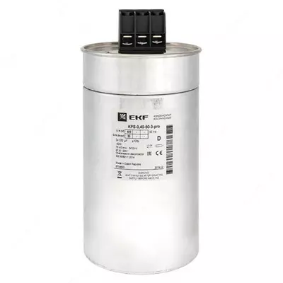 Конденсатор косинусный КПС-0.4-50-3 EKF PRO