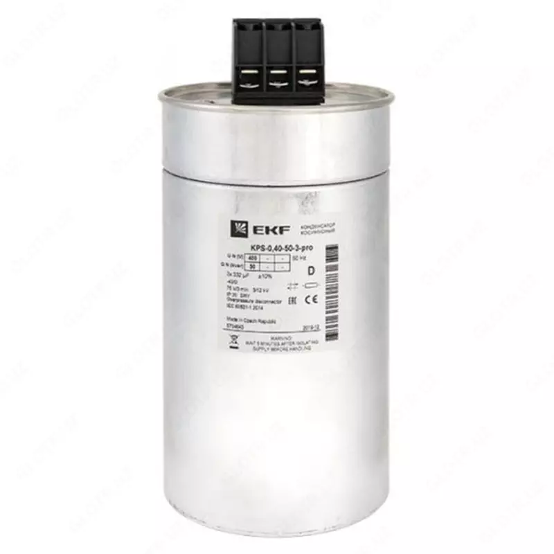 Конденсатор косинусный КПС-0.4-50-3 EKF PRO