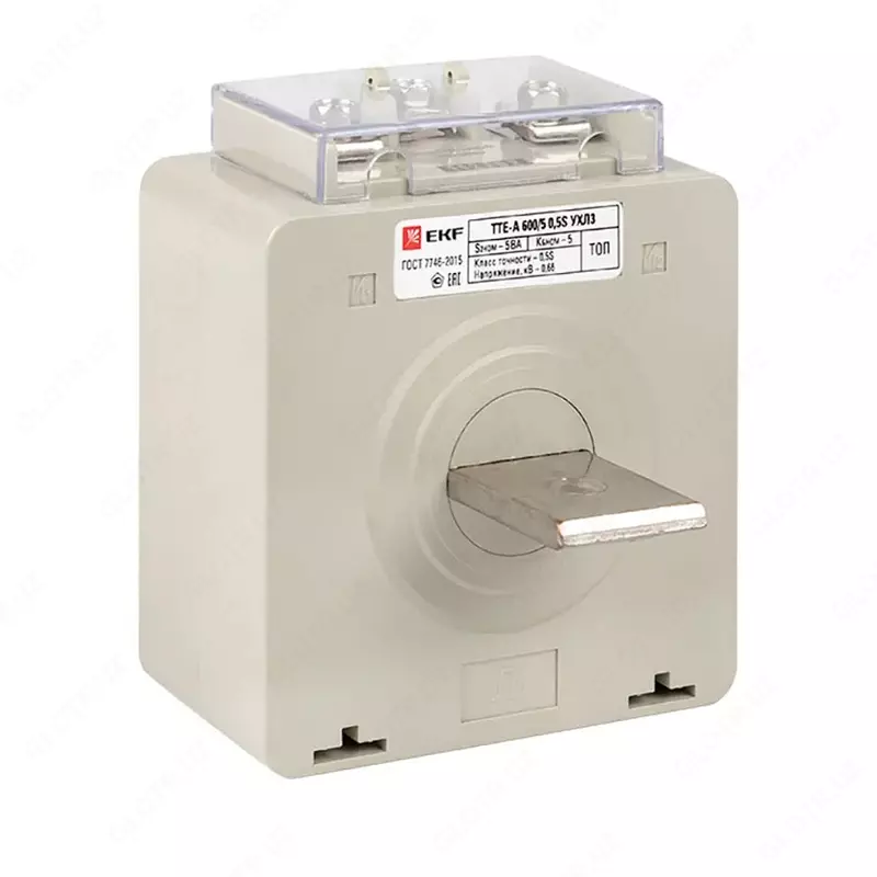 Трансформатор тока ТТЕ-A-600/5А с клеммой напряжения класс точности 0.5S EKF PROxima - 354 000 сум