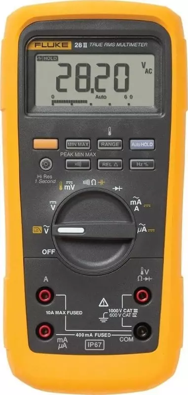 Fluke 28 II — промышленный цифровой мультиметр True-RMS - 31 958 784 сум