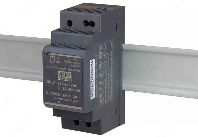 Блок питания MEAN WELL HDR-30-24 - 229 000 сум