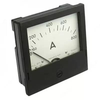 Ampermetr E365-1 — 800A gacha bo‘lgan tokni aniq o‘lchash.