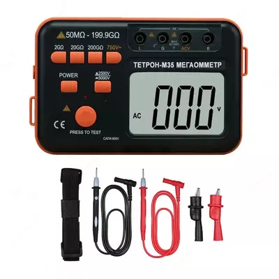 TETRON-M35 — raqamli megaommetr.