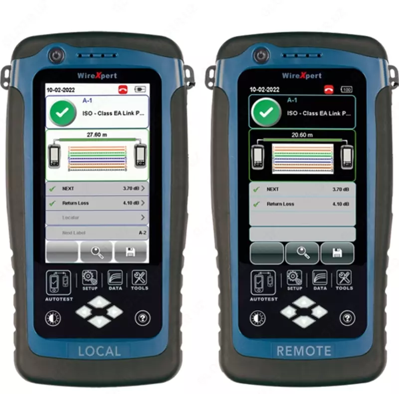 WireXpert 500-QUAD — тестер для сертификации оптического волокна многомодовый. - 1 000 сум