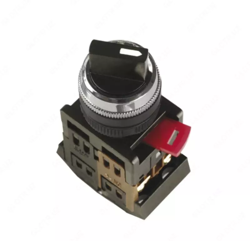 Переключатель АС-22 на 2 фиксир.положения I-O 1з+1р IEK