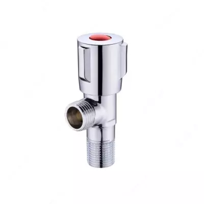 Кран CASELA 3001К угловой (красный)