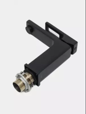 Смеситель CASELA CK11027B (черный) для умывальника с гайкой