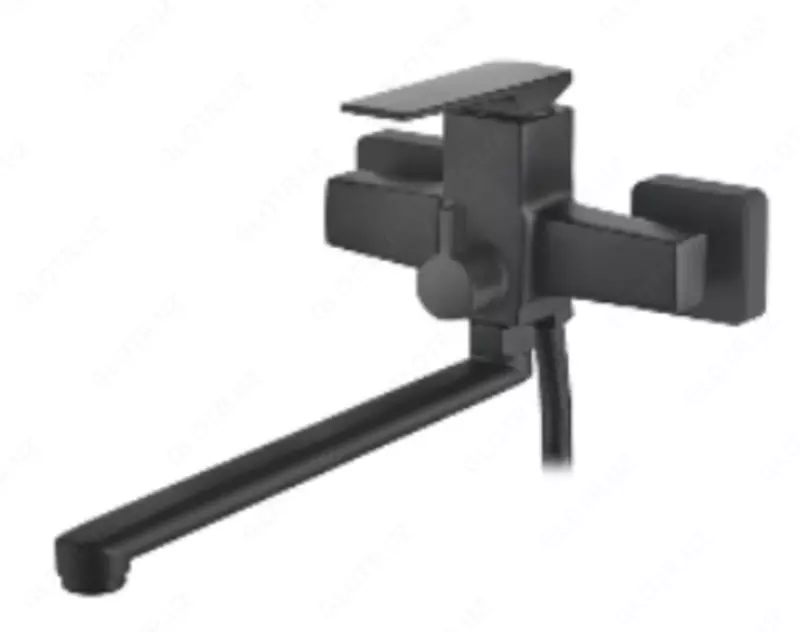 Смеситель CASELA CK12227B (черный) для ванны с длинным изливом