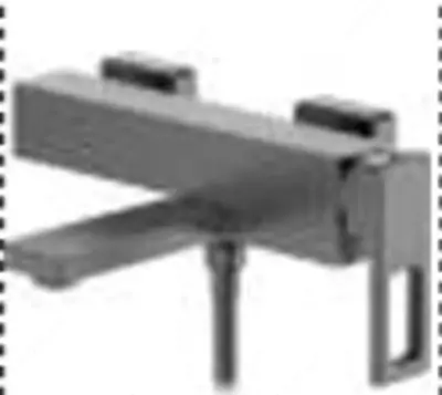 Смеситель CASELA CK13127D (серый) для ванны с коротким изливом