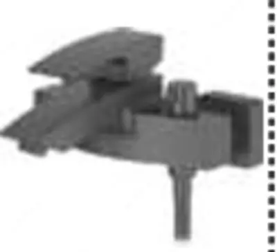 Смеситель CASELA CK13214D (серый) для ванны с коротким изливом - 851 782 сум от 10 шт