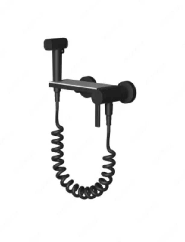 Смеситель CASELA CK15266B (черный) с гигиенической лейкой