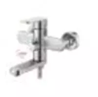 Смеситель CASELA CL73216 (нерж) для ванны с коротким изливом - от {0} сум