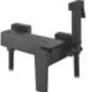 Смеситель CASELA CL55278B (черный) с гигиенической лейкой