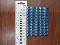 Держатель сенсорной линейки на 10 сенсоров с коммутатором на платформе с газовыми вводами