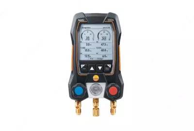 Testo 550s - интеллектуальный цифровой манометрический коллектор с Bluetooth и двухходовым клапанным блоком