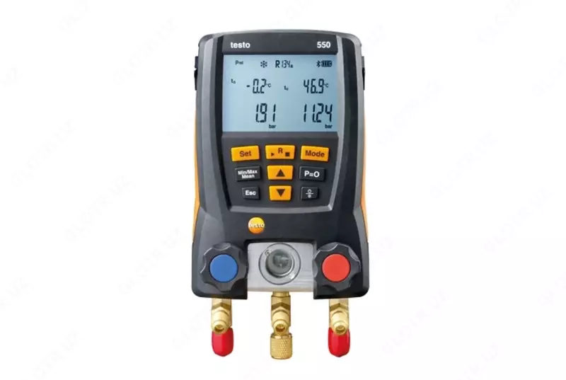 Testo 550s - интеллектуальный цифровой манометрический коллектор с Bluetooth и двухходовым клапанным блоком - 1 000 000 сум