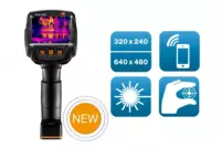 Testo 883-2 - 42° ob'ektiv va aksessuarlari bilan termal tasvir (320 x 240 piksel)
