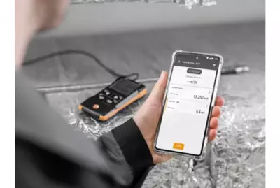 Testo 416 - Цифровой анемометр с крыльчаткой 16 мм с возможностью подключения к приложению - 1 000 000 сум / шт.