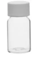 Флакон из прозрачного стекла с завинчивающейся крышкой