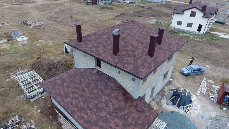 Гибкая черепица, серия PREMIUM, коллекция САППОРО, цвет Кофе