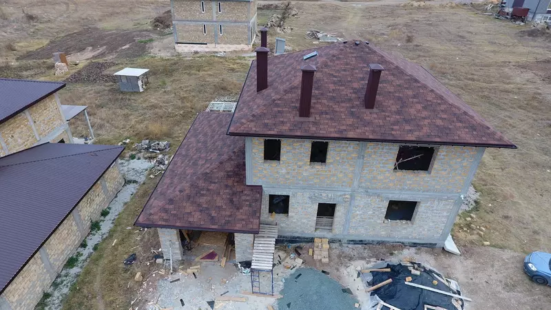 Гибкая черепица, серия PREMIUM, коллекция САППОРО, цвет Кофе