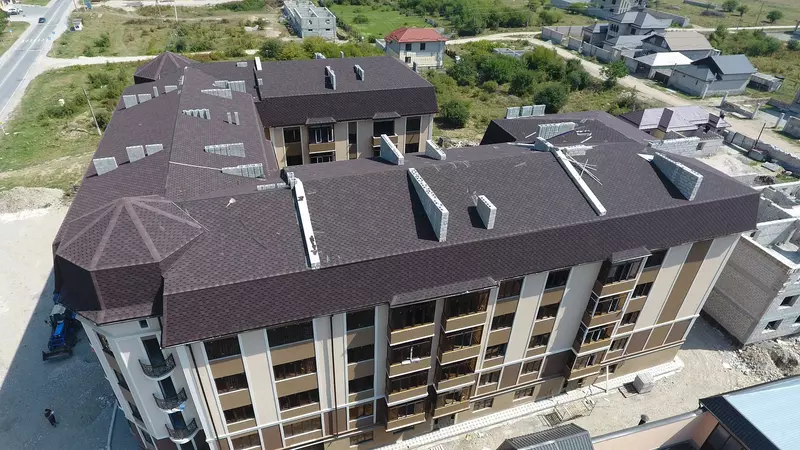 Гибкая черепица, серия EUROPA, коллекция КАРАТ, цвет Коричневый