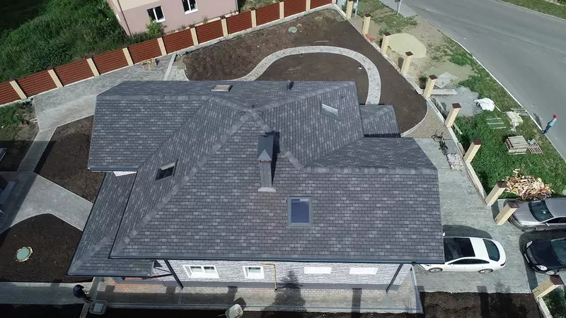 Гибкая черепица, серия PREMIUM, коллекция ЖЕНЕВА, цвет Фладен