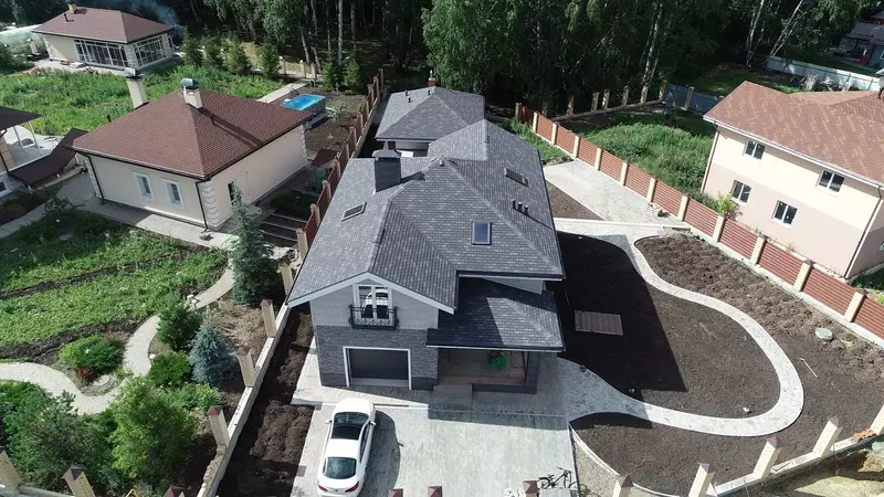 Гибкая черепица, серия PREMIUM, коллекция ЖЕНЕВА, цвет Фладен