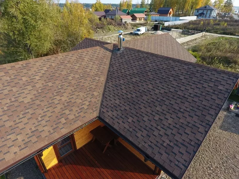 Гибкая черепица, серия PREMIUM, коллекция ГЕНУЯ, цвет Кунжут