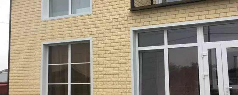 Сайдинг под камень "DÖCKE" Lux BERGART 1809х285 мм, уп. 14 шт. (Пекан)