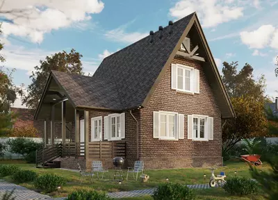 Сайдинг под камень "DÖCKE" Lux BERGART 1809х285 мм, уп. 14 шт. (Кедровый орех)