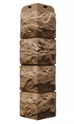 Угол (внешний) к сайдингу под камень "DÖCKE" BERGART 424 мм, уп.8 шт. (Поверхностное окрашивание)