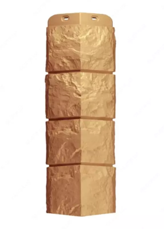 Угол (внешний) к сайдингу под камень "DÖCKE" BERGART 424 мм, уп.8 шт. (Поверхностное окрашивание)