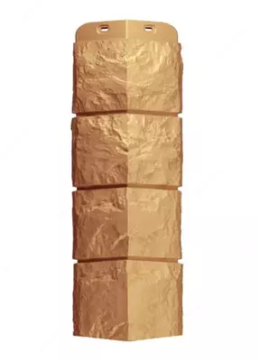 Угол (внешний) к сайдингу под камень "DÖCKE" BERGART 424 мм, уп.8 шт. (Поверхностное окрашивание)