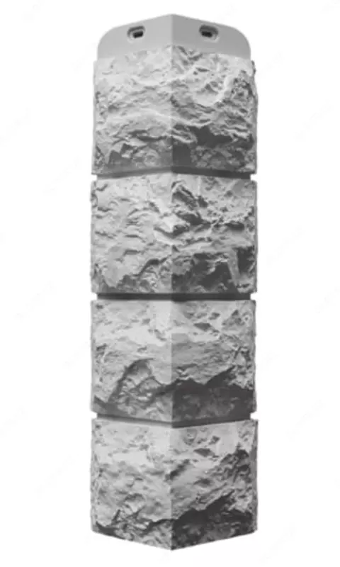 Угол (внешний) к сайдингу под камень "DÖCKE" BERGART 424 мм, уп.8 шт. (Поверхностное окрашивание)