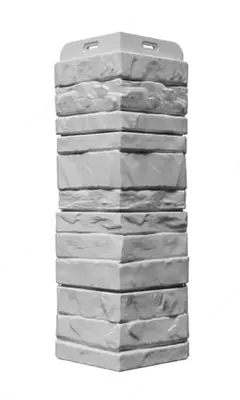 Угол (внешний) к сайдингу под камень "DÖCKE" ROCKY 400 мм, уп.9 шт. (Поверхностное окрашивание)