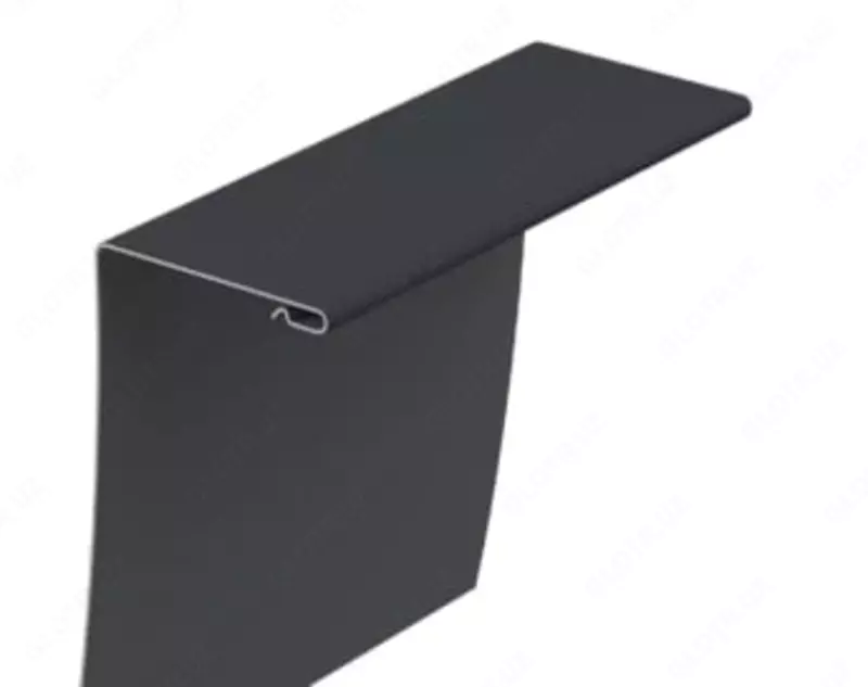 Универсальный околооконный профиль "DÖCKE" 89/254 мм, дл. 3000 мм, уп. 12 шт. (Графит)