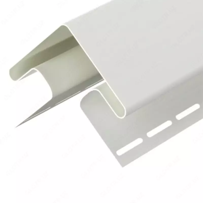 Угол (внешний) для фасадных панелей и сайдинга "DÖCKE" 75/30 мм, дл. 3000 мм, уп. 8 шт. (Белый)