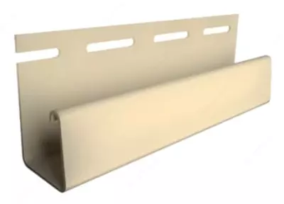 Профиль J18 для фасадных панелей и сайдинга "DÖCKE" дл. 3000 мм, уп. 20 шт. (Палевый)