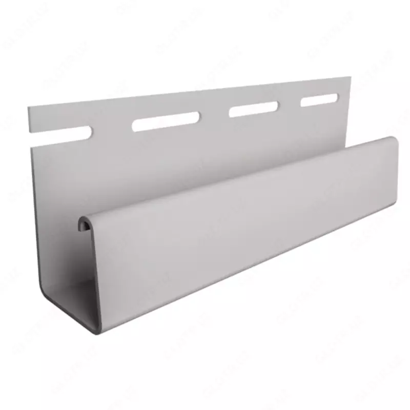 Профиль J18 для фасадных панелей и сайдинга "DÖCKE" дл. 3000 мм, уп. 20 шт. (Дымчатый)