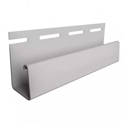 Профиль J18 для фасадных панелей и сайдинга "DÖCKE" дл. 3000 мм, уп. 20 шт. (Дымчатый)