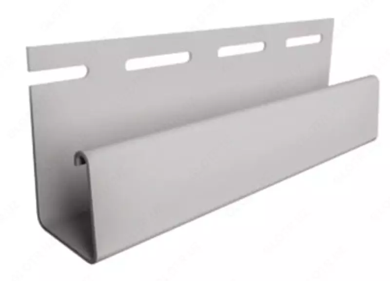 Профиль J18 для фасадных панелей и сайдинга "DÖCKE" дл. 3000 мм, уп. 20 шт. (Дымчатый)