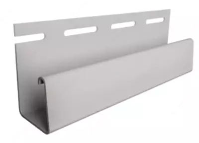 Профиль J18 для фасадных панелей и сайдинга "DÖCKE" дл. 3000 мм, уп. 20 шт. (Дымчатый)